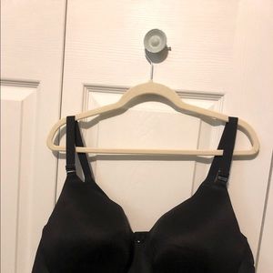Black Cacique Lightly Lined Balconette Bra